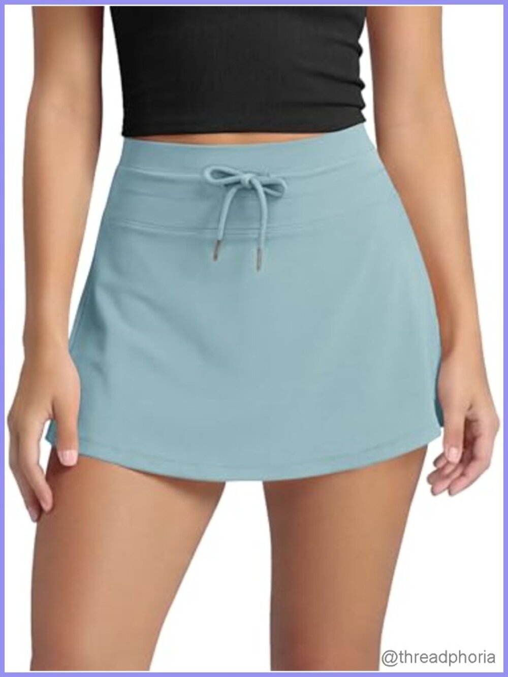 Women's Tennis Skort with Built-In Shorts, Ball Pocket, 4-Way Stretch